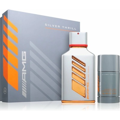 Mercedes-Benz AMG Silver Thrill EDP 100 ml + AMG Silver Thrill deodorant 75 g