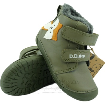 D.D.Step zimní barefoot obuv w070-52301b khaki
