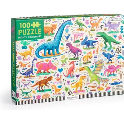 Mudpuppy Mocní dinosauři 100 dílků
