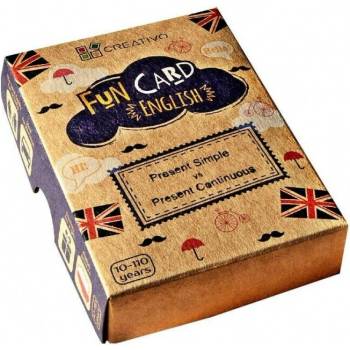 Fun Card English Present Simple Present Continuous