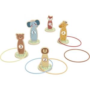 Tooky Toy Игра с рингове „Животни Tooky toys TF401N