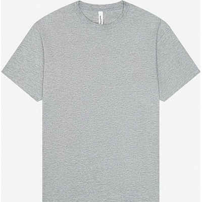 Canvas Unisex bavlněné tričko s kulatým výstřihem šedá melír CV3010