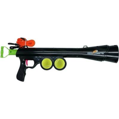 Dog Comets plast Comet Launcher vrhač s míčky 61 x 18 cm
