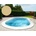 BWT Фолио за басейн Oval 525 x 320 x 120 см - Sand - Дебелина 0, 8 mm / с клинова лайсна P3 (97S8123602)