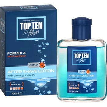 TOP TEN Active After Shave Lotion - Лосион за след бръснене за нормална кожа 100мл