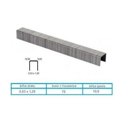 Spony 140/345 - 12 mm ZN