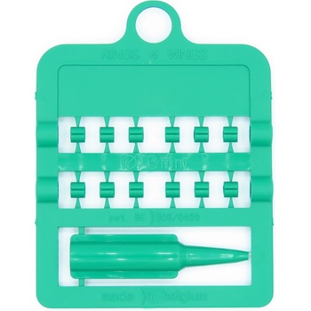 E-Z Split Ring Kroužky, průměr 4 mm zelené 12ks