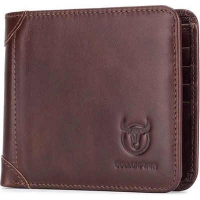 Bullcaptain elegantní kožená peněženka Werner BULLCAPTAIN QB031Hs4 hnědá