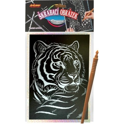 Škrabací obrázek Holografický AUTO – Zboží Dáma