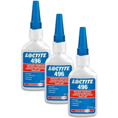 Loctite 496 sekundové lepidlo 50 g 3 ks