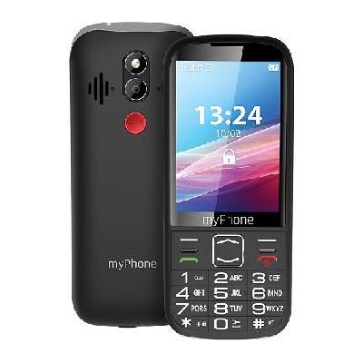 Telefon myPhone Halo 4 LTE Senior černý
