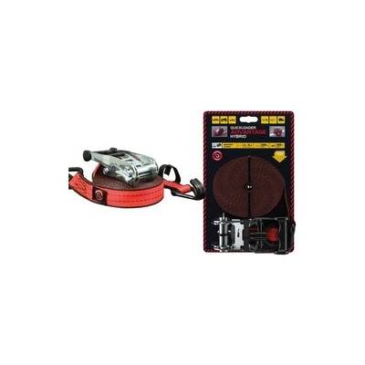 QUICKLOADER Popruh upínací s račnou dvoudílný 2000kg 6m x 35mm 1ks Advantage Hybrid vysoké zatížení 42126