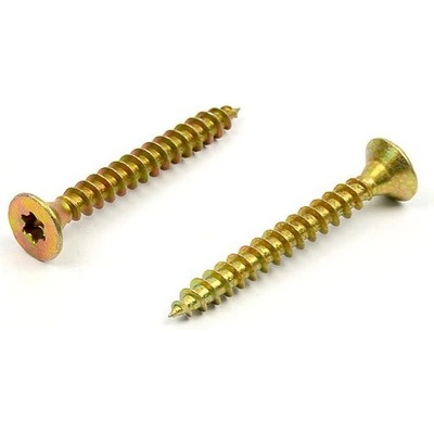 Univerzální vrut do dřeva 6x60 TORX zinek žlutý – Zboží Mobilmania