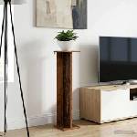 vidaXL Стойка за растения 2 бр. Старо дърво 25 x 25, 5 x 100, 5 см (899639)