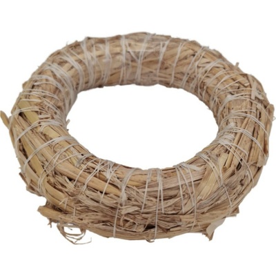 Schetelig Veniec slamený základ obalený, 20 cm priemer / 4 cm hrúbka