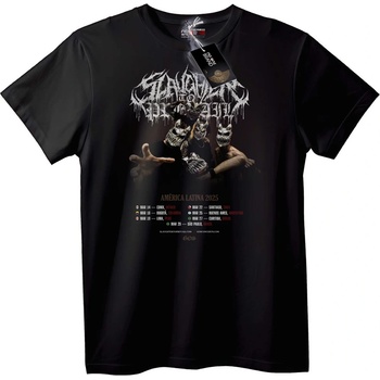 NOONEBRAND Тениска Slaughter to Prevail Латиноамерикански Тур 2025 - 5XL, White