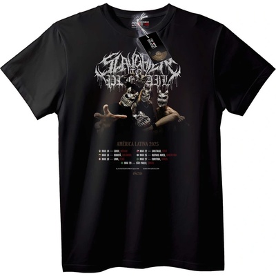 NOONEBRAND Тениска Slaughter to Prevail Латиноамерикански Тур 2025 - 5XL, White