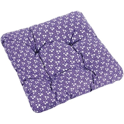 Bellatex Adéla prošívaný kytička na fialové 40 x 40 cm – Sleviste.cz