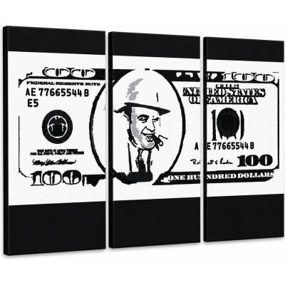 Ručne maľovaný POP Art obraz AL CAPONE - 60x40 cm