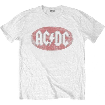 AC/DC Риза Oval Logo Vintage Unisex White XL (ACDCTS70MW04)