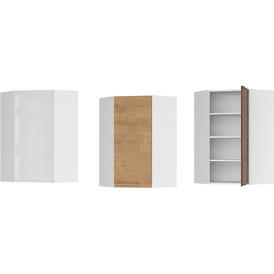 BRW Горен ъглов шкаф Sole - GNWU_60/95_P - десен (Sole - GNWU_60/95_L)