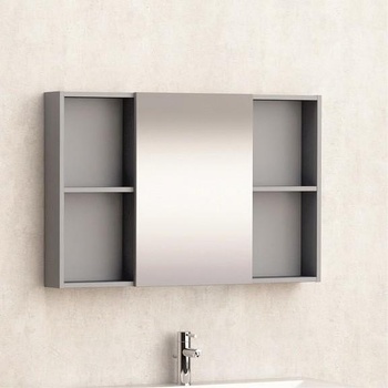 Image 1 of Inter Ceramic Огледален PVC шкаф ICMC 9014-60MG, Inter Ceramic, 60x14x90см (9014-60MG)