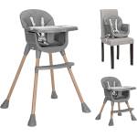 Lorelli СТОЛ ЗА ХРАНЕНЕ 3 В 1 vanilla grey (10100572506) - tary