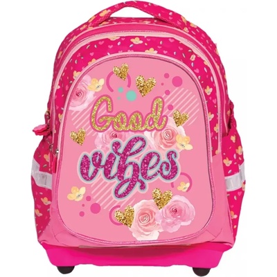 YOLLO Ученическа раница S-COOL анатомична, YoLLo Sweet, с твърдо дъно, 15 л