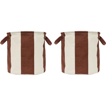 OYOY Кошници за съхранение Kara M, кафяво-бежови, 2 бр (L301535)