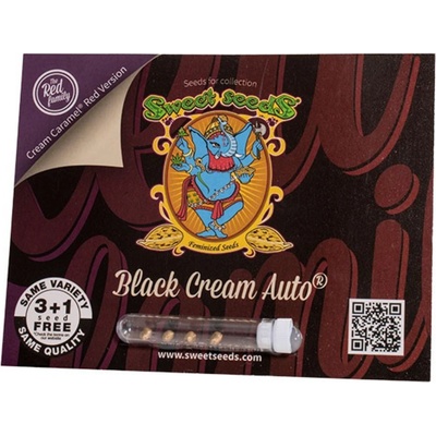 Sweet Seeds Black Cream AUTO semienka neobsahujú THC 3 ks