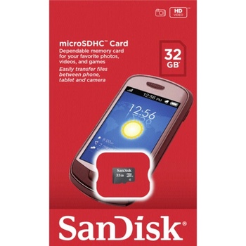 SanDisk microSDHC 32 GB Class 4 SDSDQM-032G-B35