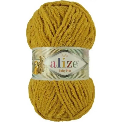 Alize příze Softy Plus 02 hořčicová