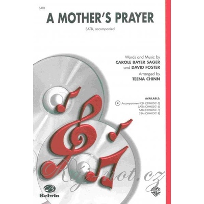 A MOTHERS PRAYER / SATB* + piano