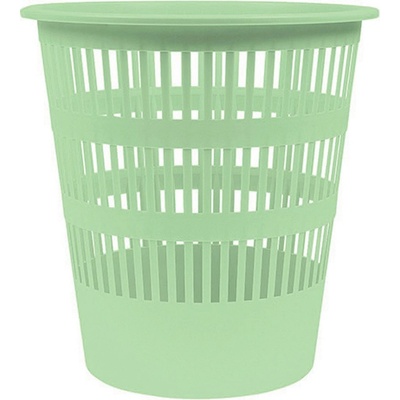 Koš odpadkový PVC děrovaný 12l. pastelově zelený