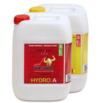 Hy-Pro Hydro A/B 20L - минерален тор за растеж и цъфтеж в хидропоника