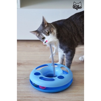 Tommi Speedy ball s myšou na pružine 24 cm