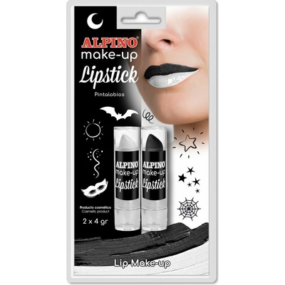Alpino make up rúž 2 ks biela a čierna
