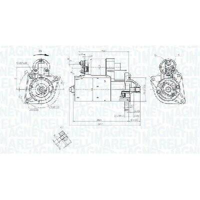Startér MAGNETI MARELLI 063721447010