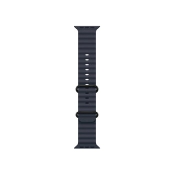 Apple Watch 49mm Band: Navy Ocean Band - Black Titanium Finish (mypa3zm/a)