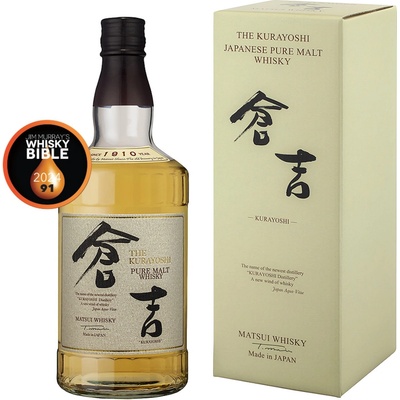 Kurayoshi Pure Malt Japanese Whisky 43% 0,7 l (karton)