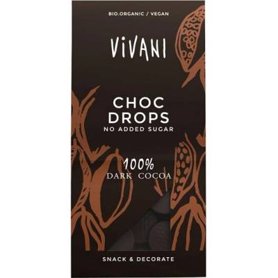 Vivani 100% horké čokoládové kúsky Bio 100 g