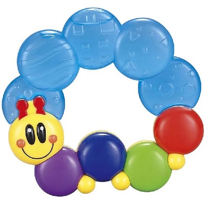 Hola Toys Гризалка за бебе Hola - Гъсеничка (H306D)