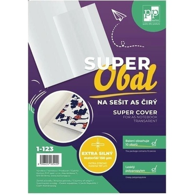 SUPEROBAL na zošit A5 číry