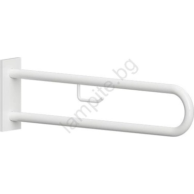 Bemeta Опорна дръжка 10x25 см бяла (BD0204)