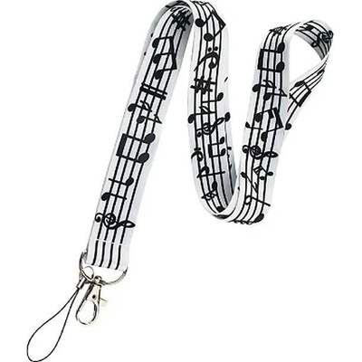 Šnůrka na krk Lanyard Noty