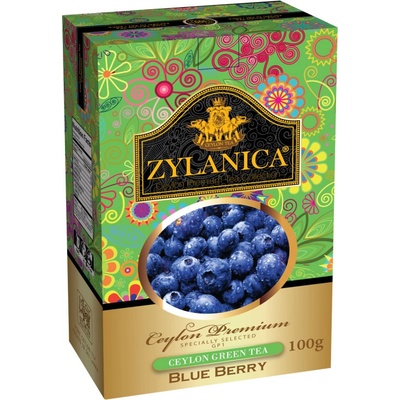 ZYLANICA BLUE BERRY zelený sypaný čaj s borůvkami 100 g