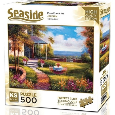 KS Games Пъзел KS Games от 500 части - На чай в градината (20057)