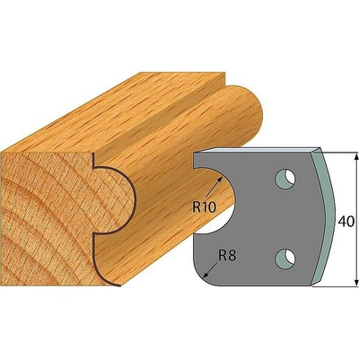 IGM Professional IGM Profil 004 - pár obmedzovačov 40x4mm SP F027-004