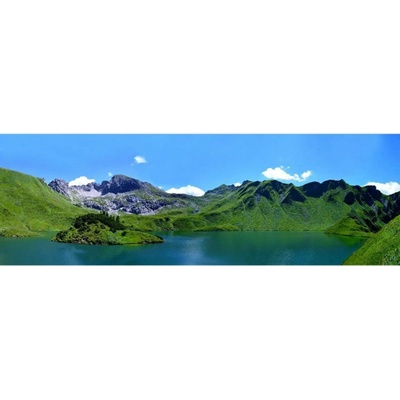 Bondecor Obraz tisk na plátno, 50x150 cm, Krajina lake