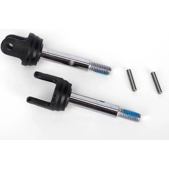 Traxxas Stub axles, rear, heavy duty (2)/pins (2), TRX6853X (TRX6853X)